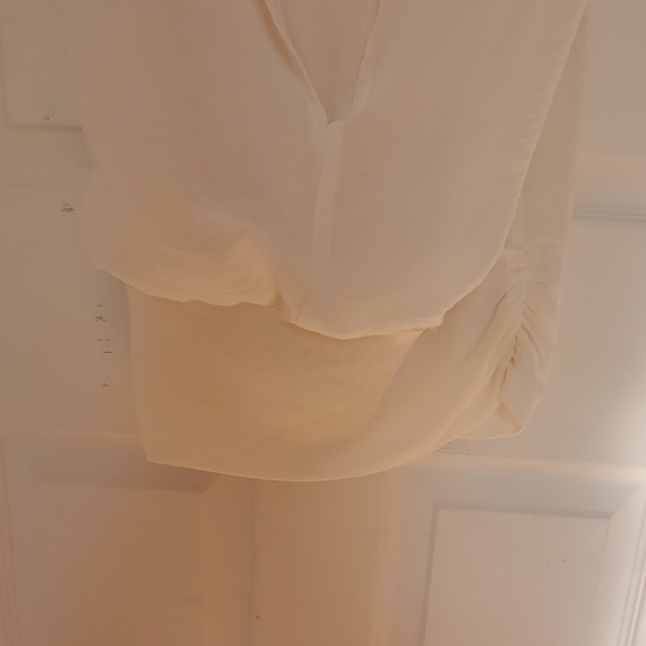 White Ruffle Blouse - Picture 6 of 6